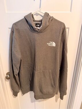The North Face Men's Gray Hooded Pullover Sweatshirt